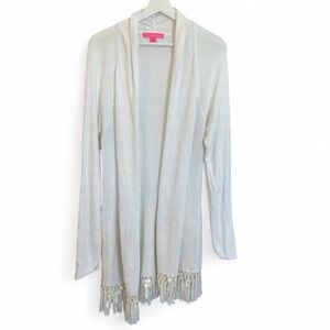 Lilly Pulitzer White Tatum Cardigan